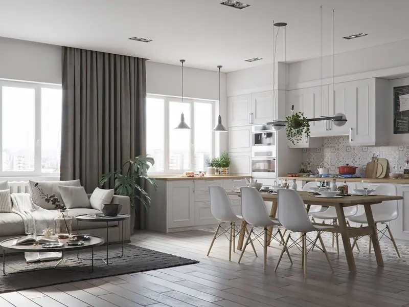 Кухня в скандинавском стиле. Фото 13