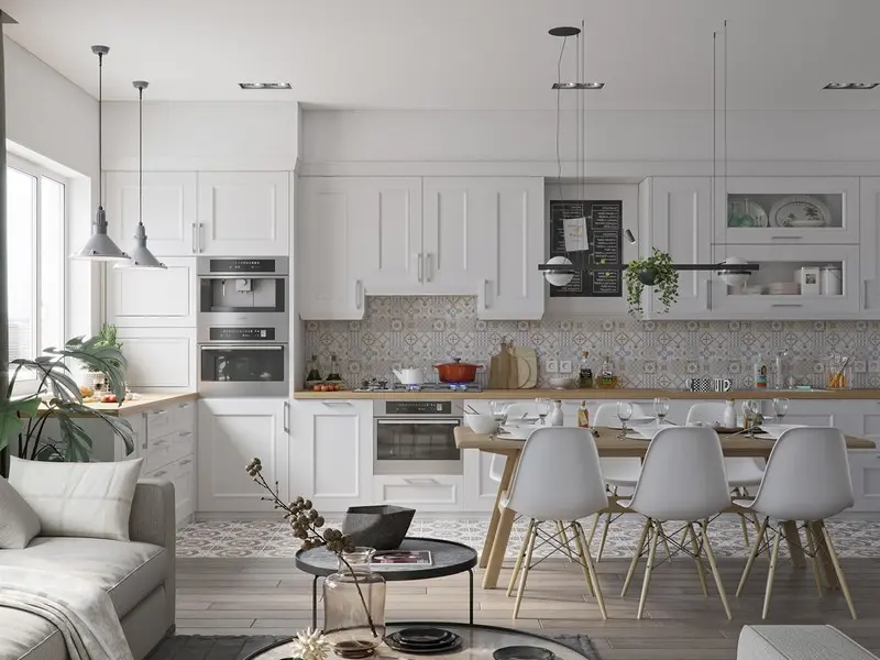 Кухня в скандинавском стиле. Фото 6