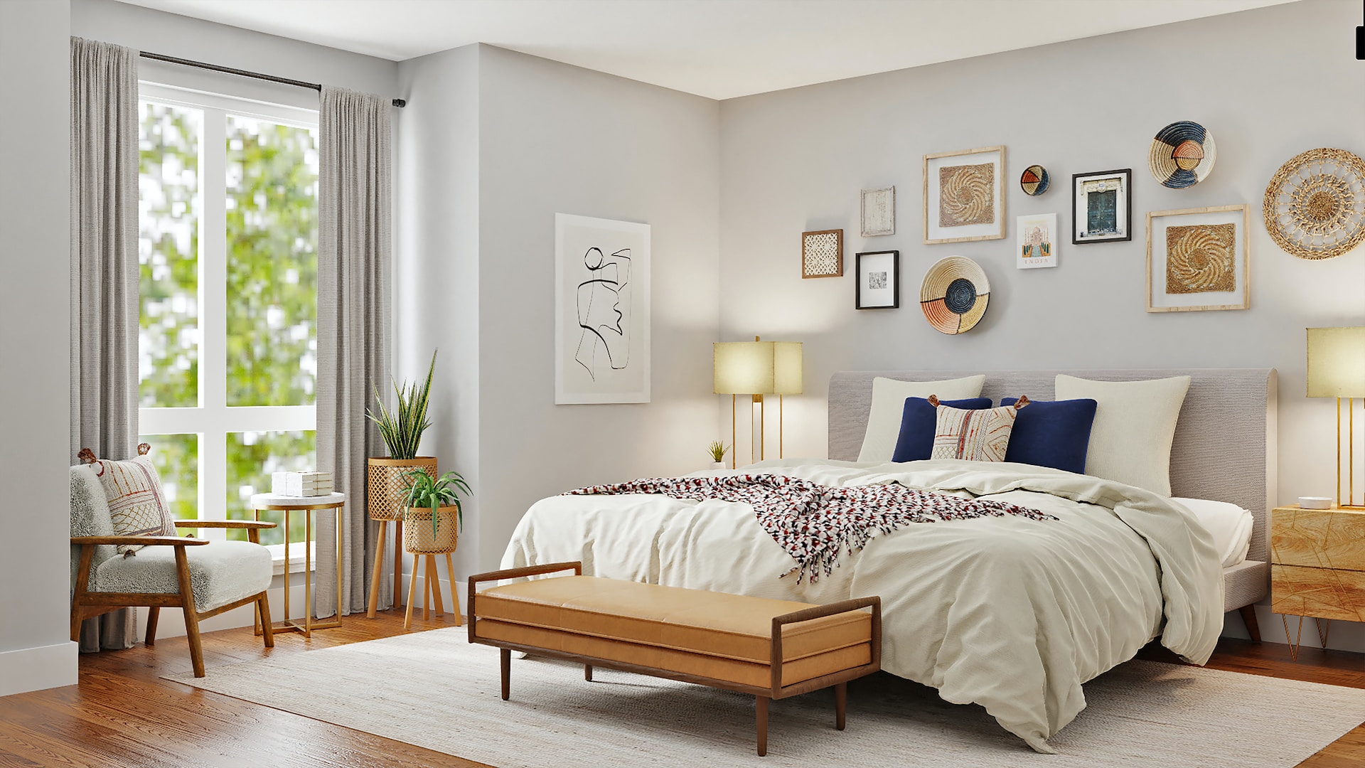 Дизайн спальни в современном стиле: идеи оформления интерьеров с фото