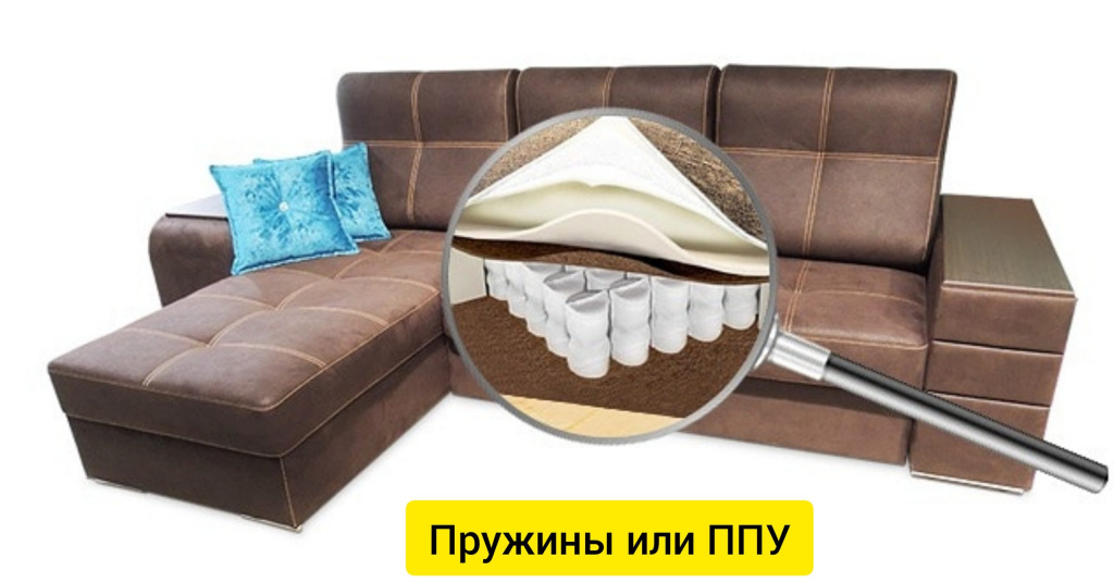 Какой диван лучше: пружинный или из пенополиуретана — полезные статьи от«МебельМаркет»