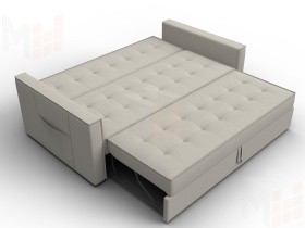 Диван прямой Лига-104 (160) ( Амур 02 бежевый )