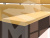 Кухонный угловой диван Классик правый 
угол (Желтый\коричневый)