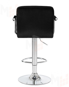 Стул барный DOBRIN KRUGER ARM (черный велюр (MJ9-101))