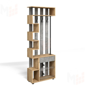 Прихожая Мини-Лайт МЛ-1 Дуб крафт золотой/ателье светлое