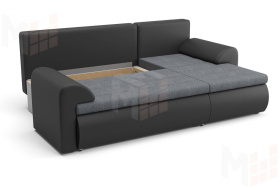 Угловой диван Цезарь (правый) серый