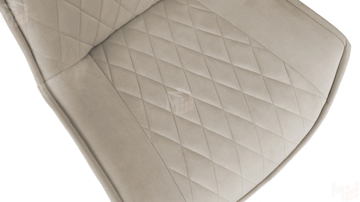 Стул Фэнди К2 Белый матовый, Велюр Confetti Smoke