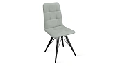Стул Аспен К3 Черный муар, Велюр Confetti Silver