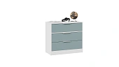 Комод Марли - 403.002.000 Белый Серо-голубой