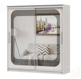 Шкаф-купе №19 (2,0 м) Инфинити Ясень Анкор Светлый