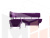 Кухонный угловой диван Альфа левый угол (Фиолетовый)