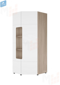 Шкаф угловой 45 градусов c полками Палермо-3 ШК-014