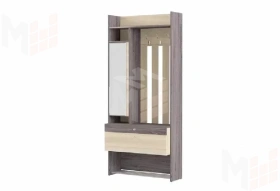 Прихожая Гретта 2 Ясень Черный/Дуб Сонома