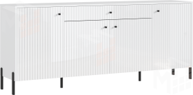 Комод Оливия (белый) ножки металл