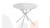 Стол обеденный раздвижной Мэдисон Тип 1 Белый муар, Белый