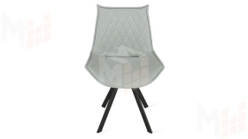 Стул Фэнди К2 Черный муар, Велюр Confetti Silver