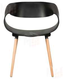 Стул обеденный DOBRIN ALIEN (ножки светлый бук, цвет чёрный (B-03))