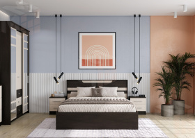 Кровать Юнона комби 1,4 с основанием