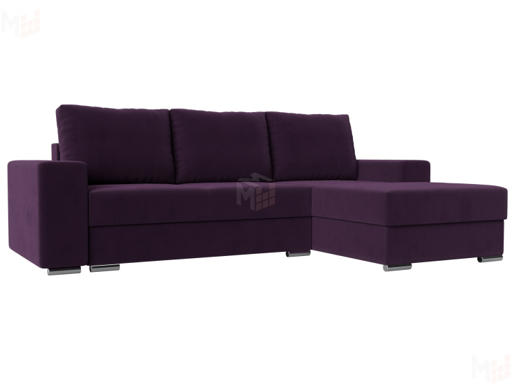 Угловой диван Дрезден правый угол (Фиолетовый)
