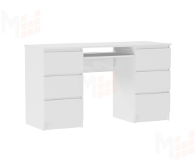 Стол письменный Мори МС-2 белый