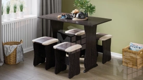 Обеденная группа тип 1 - МФ-101.006 Венге, Санчо/Коричневый