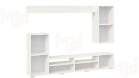 Гостиная Моретти Белый, Белый глянец