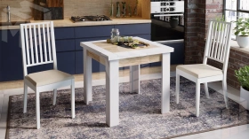 Стол раздвижной Хьюстон тип 3 Белый, Дуб Крафт золотой