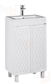 Тумба под умывальник "Andrea 50" 3D без ящика Домино