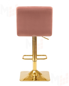 Стул барный DOBRIN GOLDIE (пудрово-розовый велюр (MJ9-32))