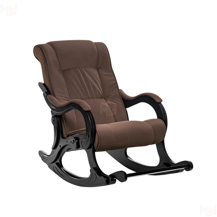 Кресло-качалка Модель 77 (Венге/V23 молочный шоколад)