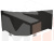 Кухонный угловой диван Кантри правый угол (Серый)