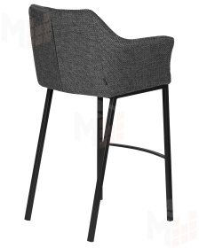 Стул барный DOBRIN LUCAS (серая ткань (F-22))