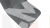 Стул Бруно (конус Т3) Черный муар матовый, Кожзам Серый