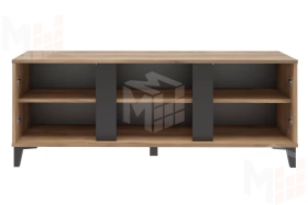 Тумба под ТВ Богемия 463.04 Дуб барокко/Бежевый