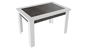 Стол раздвижной Хьюстон Тип 4  Белый, Ателье темный