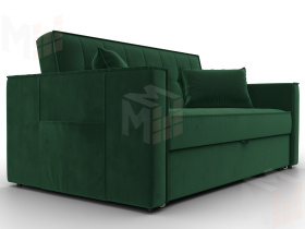 Диван прямой Лига-104 (140) ( SEVEN 626 зеленый )