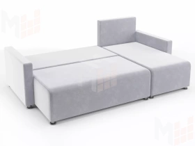 Угловой диван Таити Светло-серый