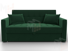 Диван прямой Лига-104 (140) ( SEVEN 626 зеленый )