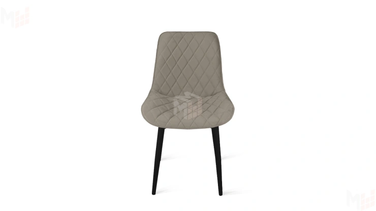 Стул OSCAR Черный муар, Велюр L003 бежевый