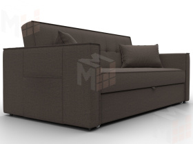 Диван прямой Лига-104 (160) ( Амур 05 коричневый )