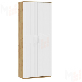 Шкаф комбинированный с 2 дверями Хилтон Исп.2 404.002.000 Белый матовый