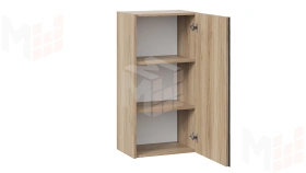 Шкаф навесной Глосс - ТД 319.03.27 Яблоня Беллуно, Стекло Графит матовый