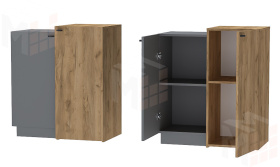 Комод К-2 Квадро Графит