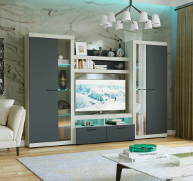 Гостиная Соната Композиция 4 Дуб Сонома - Дуб Сакраменто