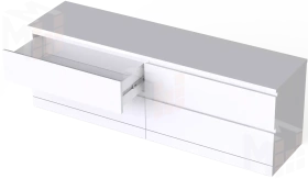 Комод Варма 4Д белый