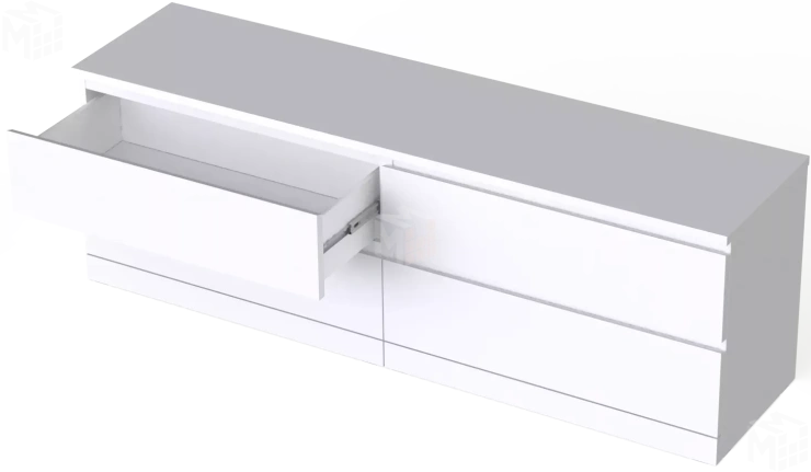 Комод Варма 4Д белый