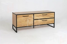 Тумба ТВ Виртон 1 Дуб Крафт Золотой