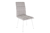Стул Турин 2 пепельный(велюр)/белый