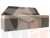 Кухонный прямой диван Дуглас (бежевый\коричневый)