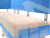 Кухонный угловой диван Альфа левый угол (Бежевый\Голубой)