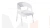 Кресло Техас 1 - W-101 Белый матовый, тк. №210 Велюр Jercy silver